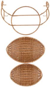 Maybe you would like to learn more about one of these? Latest Styles Two Tier Fruit Basket Wicker Fruit Bowl For Kitchen Counter Farmhouse Kitchen Decor Banana Hammock Banana Holder Fruit And Vegetable Storage Kitchen Dining We