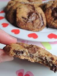 Cookies Au Chocolat Et Au Nutella Les Delices D Helene Cookies Chocolat Recette Dessert Nutella Recette