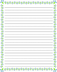 Print primary writing paper with the dotted lines, special paper for formatting friendly letters, graph paper, and lots more! Free Printable Stationery For Kids Free Lined Kids Writing Paper Writing Paper Printable Handwriting Paper Kindergarten Writing Paper