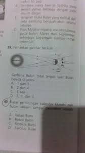 Apa itu gerhana bulan total? Gerhana Bulan Total Terjadi Saat Bulan Berada Pada Posisi Nomor Brainly Co Id