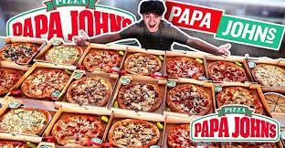 Papa John S Pizza Menu Papa Johns Pizza Papa Johns Love Pizza