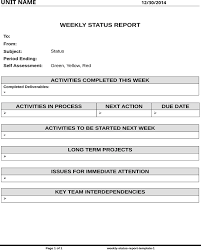 Marketing Weekly Report Template 1 Professional Templates Progress Report Template Report Template Sales Report Template