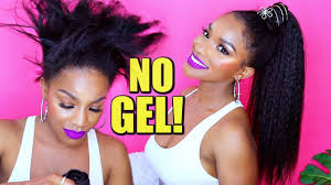 Packing gel styles/ponytail styles for cute ladies/2020# watch more styles below latest ponytail hairstyles/packing gel styles. My No Gel Kinky Straight Ponytail With Weave Talk Through Youtube