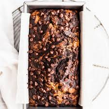 Healthy Marbled Chocolate Zucchini Banana Bread Ambitious Kitchen Recipe Zucchini Banana Bread Zucchini Banana Chocolate Zucchini