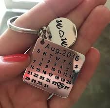 Personalized Calendar Keychain True Love Jewels Presente Para Namorado Diferente Presentes Para Namorado Faca Voce Mesmo Presentes Criativos Para Namorado