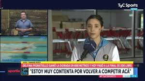 La nadadora argentina delfina pignatiello busca en estros jjoo de tokio 2021 su consolidación como deportista de élite. Natacion Las Expectativas De Delfina Pignatiello Para Tokyo 2020 Tyc Sports