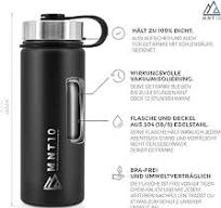 MNT10 Edelstahl Trinkflasche 500ml I Premium Isolierflasche ...