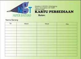 5 Dokumen Stock Opname Lengkap