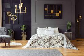 Resin with black satin shade and gold liner size: 5 Glamorous Gold Bedroom Ideas You Will Love Dogtas
