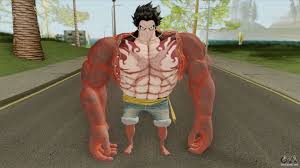 Luffy during the water seven saga of one piece and was also the very first gear that he came up with. Monkey D Luffy Gear Fourth Transformation For Gta San Andreas