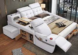 Bedroom sets with bed and other accessories should be made with strong quality material like wood or metal. Monica Multifunctional Smart Bed Ultimate Bed All In One Bed Ultra Bed Jubilee Furniture