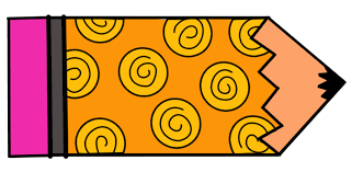 Spiral Dot Yellow Creative Clips Clipart Stationary Art Learning Colors
