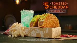 Taco Bell 5 Toasted Cheddar Chalupa Box Tv Spot In This Box Ispot Tv