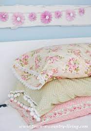 Diy Vintage Style Pillow Cases Town Country Living Diy Vintage Pillows Vintage Linens