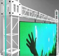 LED Screen Ground Supports Display Truss Structures Exhibition Stand