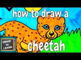 Drawing and coloring cheetah for kids in the easiest way how to draw a cheetah how to draw a tiger face كيفية رسم نمر. Pin On Global Classroom