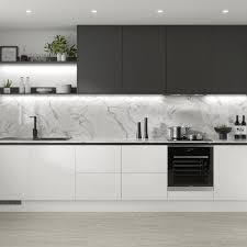 Task lighting is a must in any kitchen. Graphic Design Modern Kitchen Design Concept White Cabinets Modern Kitchen Design Open In 2020 Modern Grey Kitchen White Modern Kitchen Kitchen Room Design