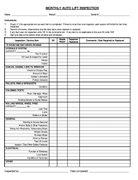 The inspection includes the checking of several items which are relevant to the installation. Lift Inspection Form Fill Out And Sign Printable Pdf Template Signnow