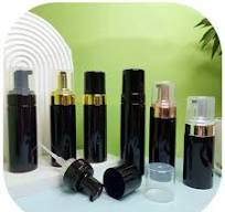 Wholesale 100ml 120ml 150ml 200ml 220ml Black Plastic Cosmetic Foaming  Cleanser Facial Foam Pump Soap Dispenser Bottle