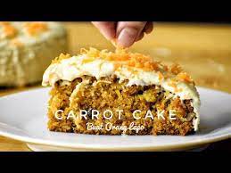 Cara membuat resepi kek oren: Resepi Kek Carrot Dengan Cream Cheese
