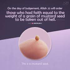 How Big Is A Mustard Seed Hadith Islamic Love Quotes Islamic Quotes Mustard Seed