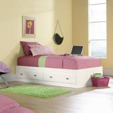 Make a bed you want to lie in with sauder® furniture. Sauder Shoal Creek Soft White Mate S Twin Bed At Menards