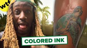 Tattooing on dark skin is tricky but yes we can get color on our skin. Dark Skinned People Get Color Tattoos Youtube