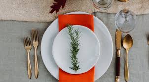 To set a casual table, you'll need a place mat, dinner plates, soup bowls, salad plates, napkins, dinner forks, knives, soup spoons, water glasses, and wine glasses. Setting Your Holiday Dinner Table A Guide To Getting It Right Maed