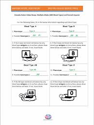 Amoeba sisters alleles and genes worksheet.we also love empowering teachers and student creators! Multiple Alleles