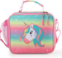 Kazulo Unicorn Rainbow Lunch Bag,Girl Lunch Bag, Kids Insulated Lunch Box  with Bottle Holder and Shoulder Strap, Unicorn Lunch Box for girls,Lunch  Box ...