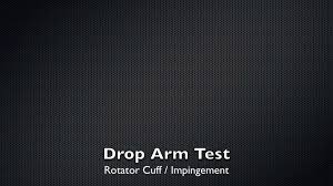 Image result for Drop Arm Test