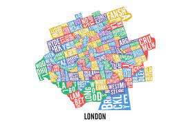 Find where is london located. London Ontario Neighbourhoods Map London Art London Prints London Map Canada Pictures Ontario City
