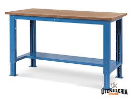 Banco da lavoro orafo in legno 1 posto con cassettiera. Banco Da Lavoro Fami Ideaone 05 098 Regolabile Con Piano In Legno 1500x750x730 1105mm Ideaone05098