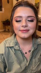 Prom Makeup for Magenta Dress
