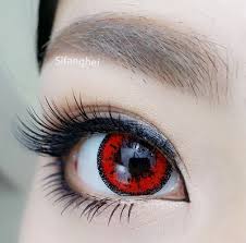 Black And Red Eye Contacts Doya Venus Red Colored Contact Lenses In 2020 Contact Lenses Colored Colored Contacts Red Eyes Contacts