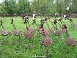 Metal Yard The Bird Band Funny Strange Metal Yard Art Metal Garden Art Scrap Metal Art