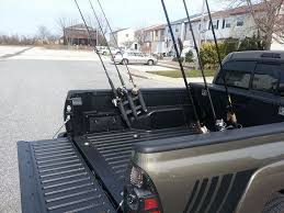 Blake recently fashioned up a rod holder for his truck bed that should work better than, well, nothing at all. 20 Hacks Ideas Fishing Rod Holder Diy Fishing Rod Holder Diy Fishing Rod