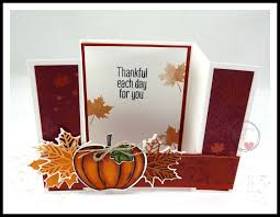 Cards with 2 folds are so much more fun than cards with only one!in this video, i will show you a neat thanksgiving card that you can make and hand out to yo. Stampingwithamore How To Make A Bridge Fold Fun Fold Christmas Card