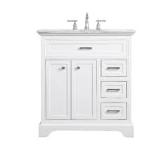 Find bathroom vanities in different styles and wood finishes at builders surplus kitchen & bath cabinets. 32 Inch Single Bathroom Vanity In White Elegant Lighting Vf15032wh