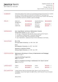 Curriculum vitae mark taylor address: Mathematics Teacher Resume Sample Resumekraft