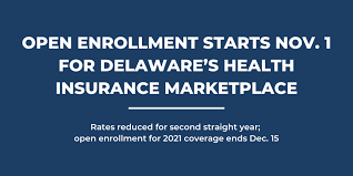 Open enrollment has been extended to january 15, 2019. Enrollment Open For Delaware S Health Insurance Marketplace State Of Delaware News
