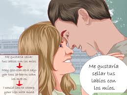 Learn how to write calendar dates in spanish and how those dates are used in sentences. How To Say I Want To Kiss You In Spanish 4 Steps With Pictures