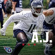 Every sports reference social media account. Happy Birthday A J Brown Tennessee Titans Facebook