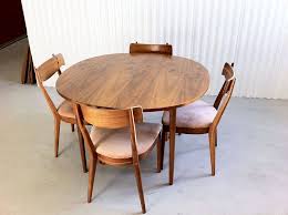 Mid Century Modern Drexel Declaration Dining Set Furniture Dining Sets Modern Mid Century Modern Dining Set Round Dining Table Modern