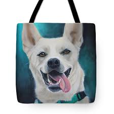 Happy Dog Metal Print by Wendi Tooth