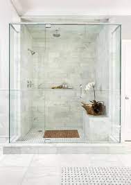 A Full Width Shower Plinth For The Luxurious Bathing Rituals Create A Rich And Practica Marble Bathroom Designs Master Bathroom Shower Bathroom Remodel Shower