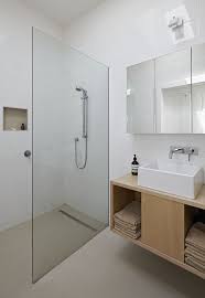 Half wall shower for small bathroom. Convertible Courtyard House When The Clouds Roll In So Does The Roof Bathroom Remodel Shower Bathroom Partitions Small Bathroom With Shower
