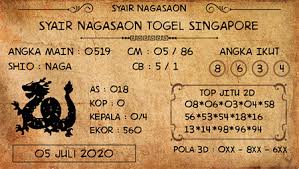 Dapatkan semua pengeluaran sgp harian di sini gratis tanpa dipungut biaya apapun. Syair Sgp Minggu 05 Juli 2020 Prediksi Togel Singapura Sgp