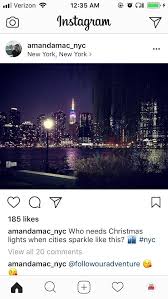 Who Needs Christmas Lights When The City Caption Nyc Christmas Instagram Captions Instagram