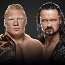 WWE Champion Brock Lesnar vs. Drew McIntyre